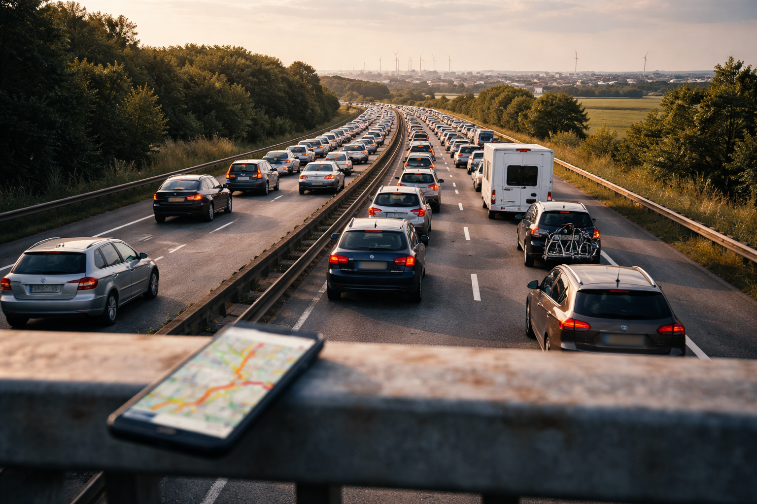 Køprognose: Hvornår er der mest kø på motorvejene i weekenden og ferier?