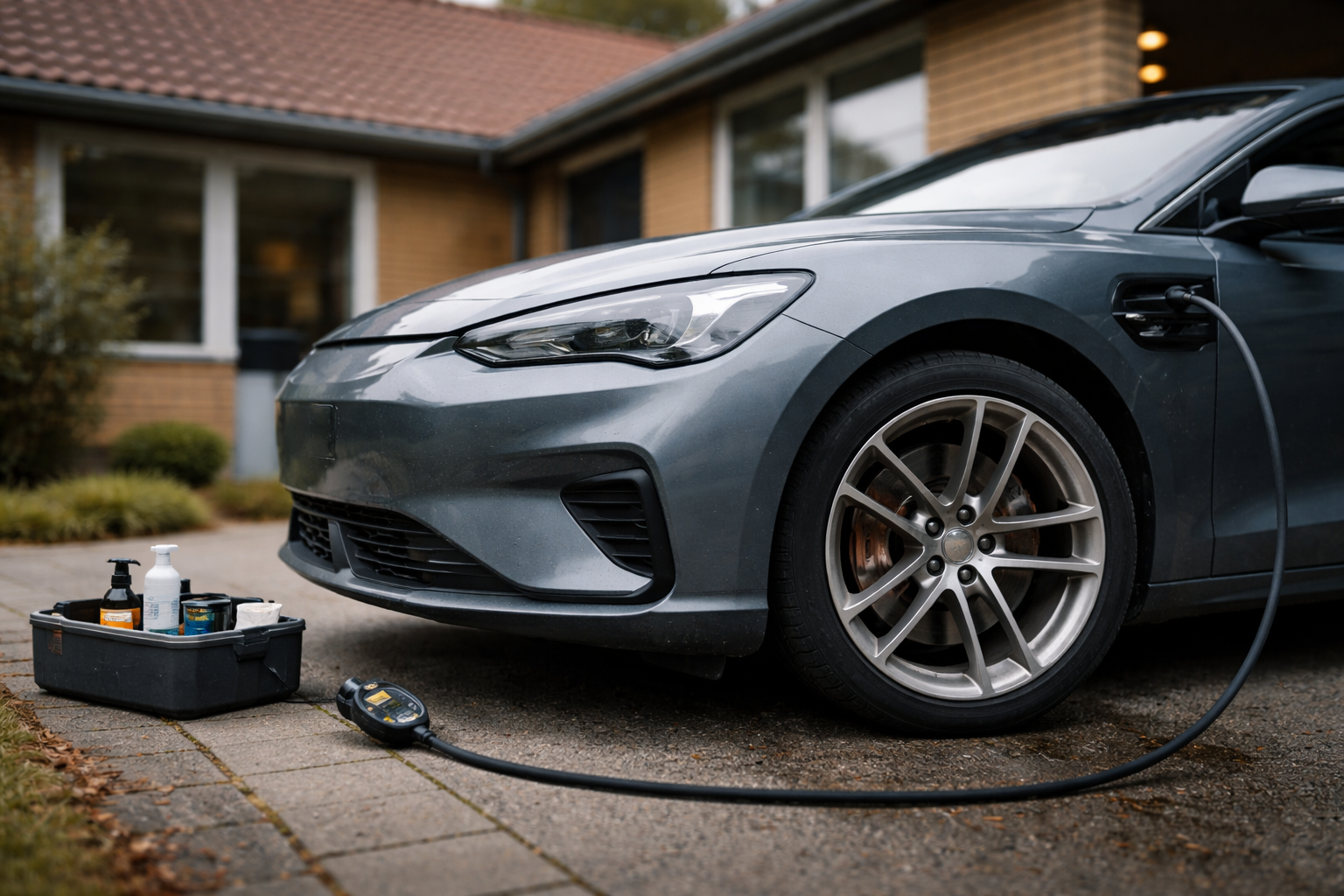 Vedligeholdelse af elbil: service, bremser, dæk og 12V-batteri i praksis